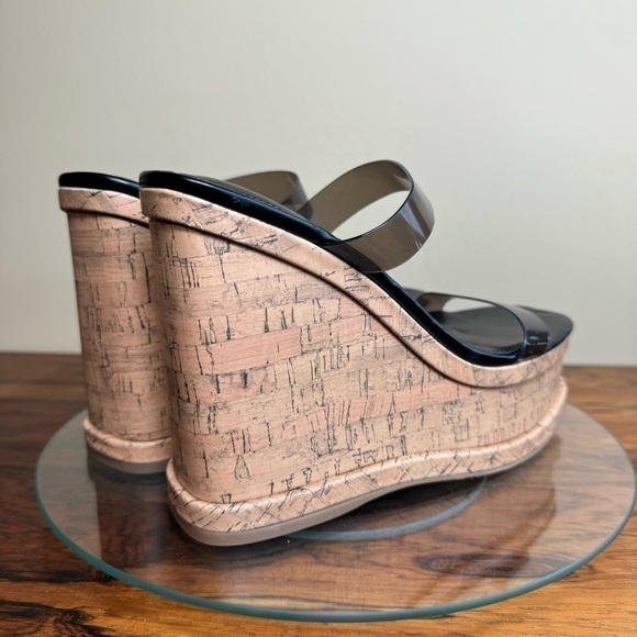 Nine West Rapps Platform Wedge Sandal - smoke black - Picture 10 of 15